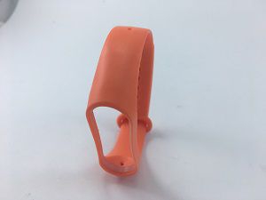 Pulseira Silicone para Smartband M3 M4 Cor Laranja - Evo