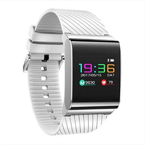 Pulseira Smartband X9PRO Fitness Monitor Frequência Cardíaca Pressão Arterial Pedômetro - Branco