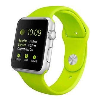 Pulseira Sport Tamanho Masculino Verde Compativel com Apple Watch de 42mm e 44mm