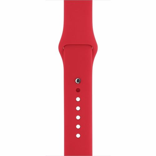 Pulseira Sport Tamanho Feminino Vermelha Compativel com Apple Watch de 42mm e 44mm