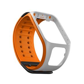 Pulseira Tomtom Runner 2 / Spark Cinza com Laranja Large