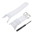 Pulseiras De Relógio De Pulso De Borracha Para Suunto Ambit3 Ambit 2 Ambit 1 Prata Branco