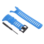 Pulseiras De Relógio De Pulso De Borracha Para Suunto Ambit3 Ambit 2 Ambit 1 Preto Azul