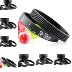 Pulseiras Fotógrafo Silicone Pulseira Pulseiras Lens Zoom Creep Para Dslr Camera Free Shiping