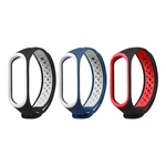 Pulseiras Xiaomi Mi Band 3 e 4 Sport em Silicone Kit Com 3