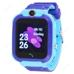 Q12 Crianças Relógio Inteligente Crianças Gps Tracker Anti-lost Sos Phone Watch - Azul