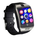 Q18 Smartwatch Telefone relógio de pulso Bluetooth com TF câmera / cartão SIM slot para iPhone Android Samsung eletrônica vestível