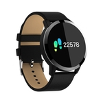 Q8 Health Tracker Smartwatch de Fitness Rastreador de vidro temperado rel¨®gio inteligente IP68