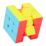 Qiyi Guerreiro W 3 × 3 Stickerless Magia Enigma Cube Toy exercício do cérebro Puzzle Cube