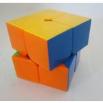 Qiyi 2x2 2x2x2 Stickless Velocidade Cube Magic Color Cube Totalmente Montado