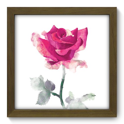 Quadro Decorativo - Rosa - 025qdfm