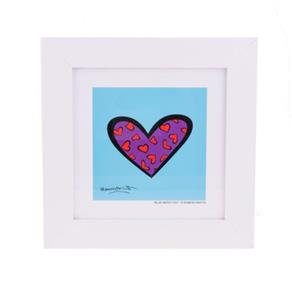 Quadro Emoldurado Romero Britto Blue About You