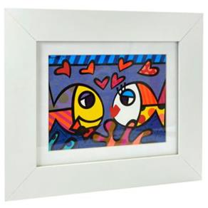 Quadro Emoldurado Romero Britto Deep Down