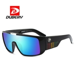 Frame retro Reflective Coating UV400 Big perna larga Sports Sunglasses