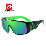 Quadro retro Reflective Coating UV400 Big perna larga Sports Sunglasses