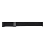 Qualidade Moda sucção Magnetic Buckle Stainless Steel Relógio de pulso Strap Banda (20 mm Black)