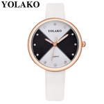 Quartz Strap relógio de pulso Casual Simples Moda Estilo Decoração do presente YU023