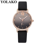 Quartz Strap relógio de pulso Casual Simples Moda Estilo Decoração do presente YU025