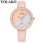 Quartz Strap relógio de pulso Casual Simples Moda Estilo Decoração do presente YU027