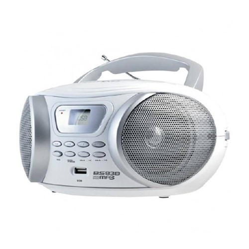 Rádio 3,4 W Rms Usb Mp3 Bs83b Branco - Britânia