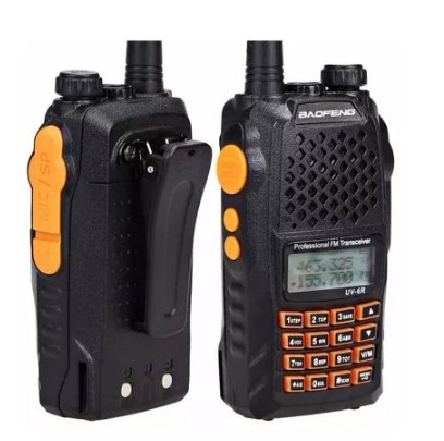 Radio Comunicador Segurança Baofeng Uv 6R Syc + Fone