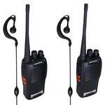 Rádio Comunicador Uhf/vhf Walkie-talkie 777 + Fone