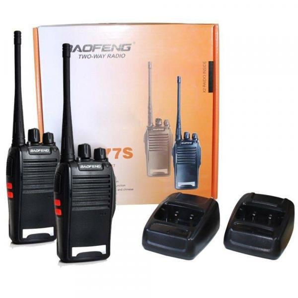 Rádio Comunicador Walk Talk Baofeng Bf-777s + Fone de Ouvido