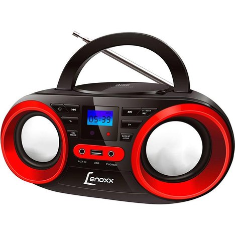 Rádio Lenoxx Bd129 Cd Player Fm Estéreo Mp3 e Usb - Preto