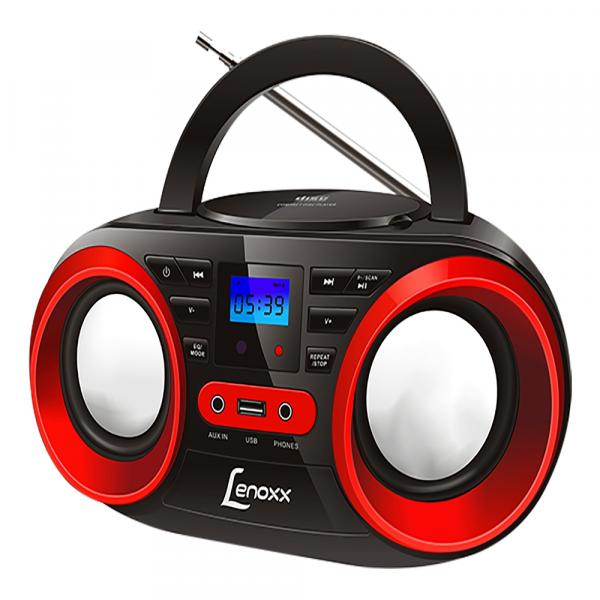 Rádio Lenoxx BD129 FM Estéreo CD MP3 USB e Entrada Auxiliar