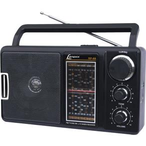 Radio Portatil Am/Fm/Tv 12 Faixas Rp69 Preto Lenoxx