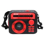 Rádio Portátil Cnn-r620 Am/fm/sw Mp3 USB Cartão Sd Pen Drive Vermelho Livstar