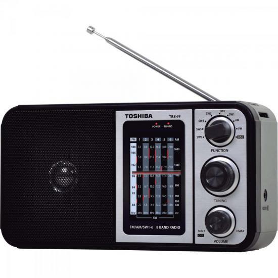 Radio Portatil FM/AM/USB MP3 TR849 Preto SEMP Toshiba