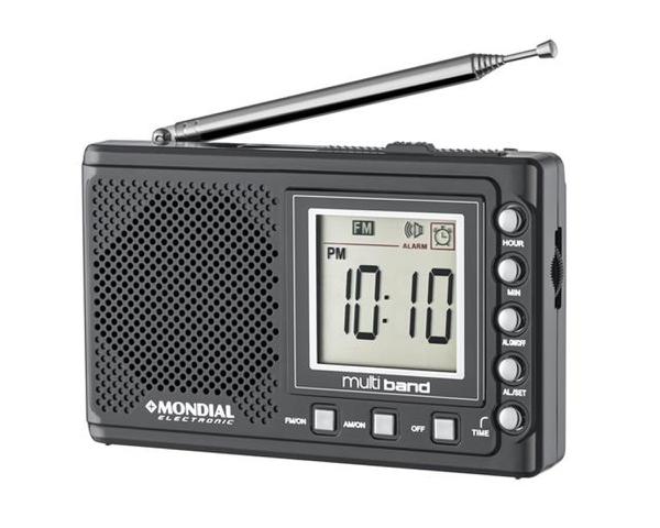 Rádio Portátil Multi Band Ii Mondial Bivolt