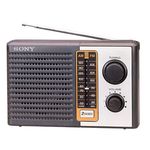 Radio Portatil Sony Icf-f10 - Am/fm, 2 Bandas, Entrada para Fones de Ouvido