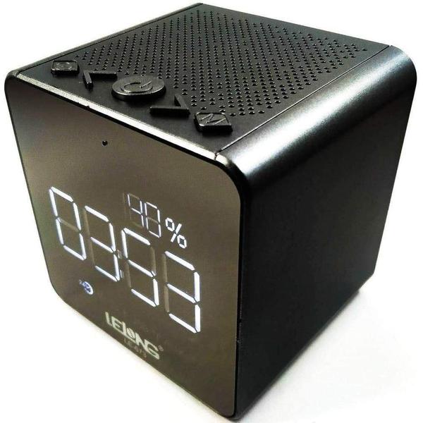 Rádio Relógio com Despertador Digital - Bluetooth, Auxiliar e Sd - LE-673 - Lelong - Lyor