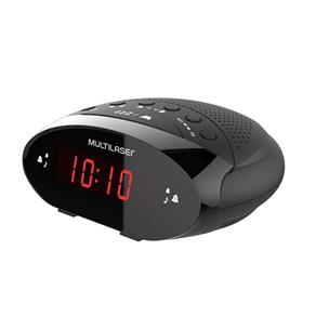 Rádio Relógio Digital Alarme 3W RMS FM - Bivolt