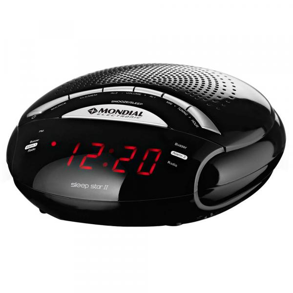 Rádio Relógio Digital AM/FM 2W Bivolt RR-02 - Mondial