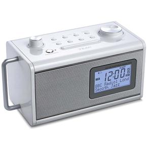 Rádio Relógio Digital R5 Teac com Bateria - Branco