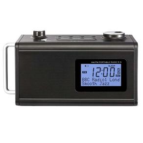 Rádio Relógio Digital R5 Teac com Bateria - Preto