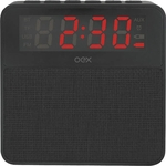 Rádio Relógio FM e Bluetooth OEX CS100 Preto