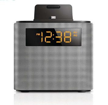 Radio Relogio Ogio Philips AJT-3300B - FM - Bluetooth - Prata - Bi-Volt