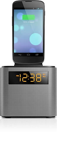 Rádio Relógio Philips AJT3300 2W Bluetooth - Preto