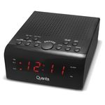 Rádio Relógio Quanta Qtrar4300 Digital Fm Bivolt Duplo Alarm