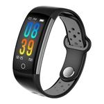 Rate Monitor LCD Q6 inteligente Heart Band Bracelet aptid?o IP68 Pulseira inteligente