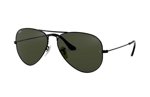 Aviador Rb3025l L2823 Preto Ray-ban Tamanho 58 Metal - Óculos Solar