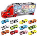 Redbey Alloy Large Storage Container Truck Crianças Veículo Mini Salvamento Da Emergência Do Carro De Bombeiros Set Toy