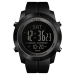 Dos homens multi-funções Sports Watch externas Mileage Calorie Compass impermeável relógio eletrônico