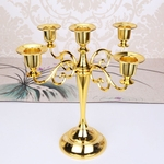 3Heads / Candelabra Romântico 5Heads para o casamento Props Dinning Table Hotel Decor