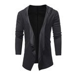 Masculina de malha Cardigan manga comprida Casual Slim Fit camisola Tops do revestimento do revestimento para o Outono & Inverno