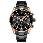 Redbey Moda Homens Simples Do Negócio Quartz Waterproof Luminous Assista Com Calendário E Aço Belt